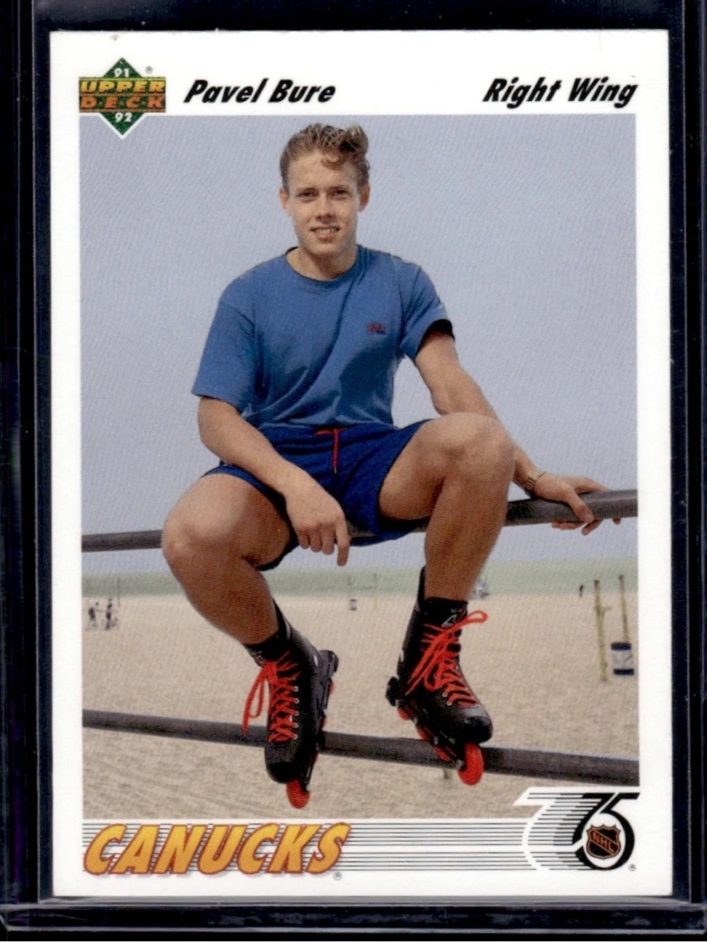 Pavel Bure 1991/92 Upper Deck Vancouver Canucks Hockey Card